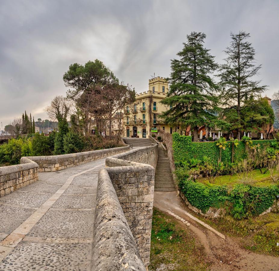 Hotel Els Jardins De La Martana à Besalú Extérieur photo